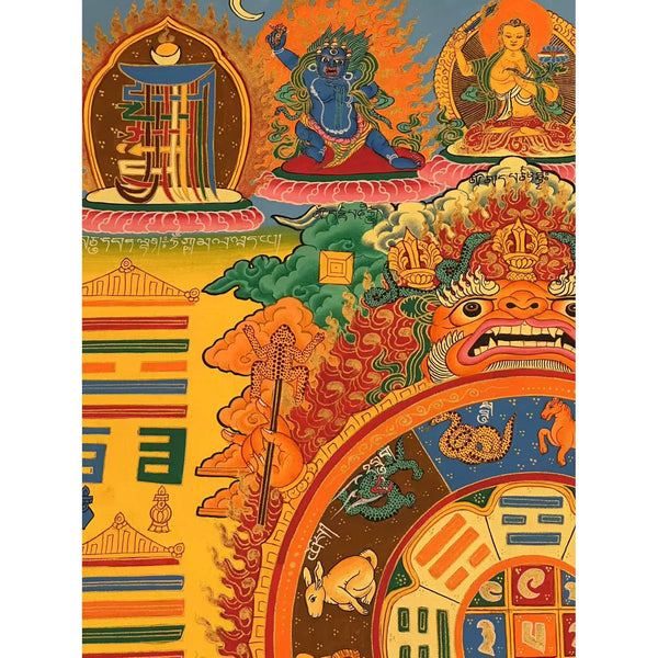 Tibetan Astrology Thangka