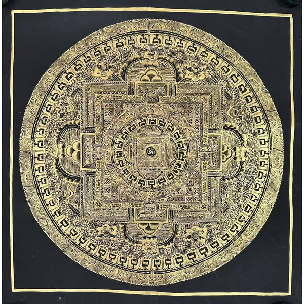 Kalachakra Mandala Tibetan Thangka Painting
