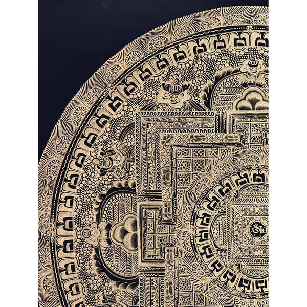 Kalachakra Mandala Tibetan Thangka Painting