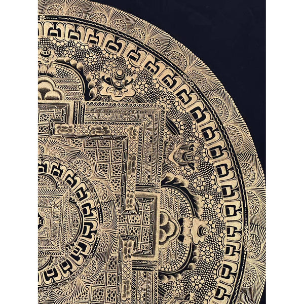 Kalachakra Mandala Tibetan Thangka Painting