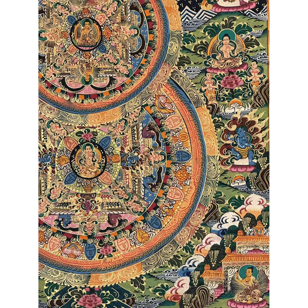 Buddha Life Story Mandala Thangka