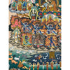 Guru Padmasambhava in Consort Lineage Tree Large Thangka