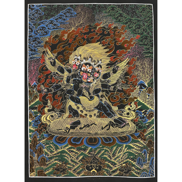 Vajrakilaya Masterpiece Thangka