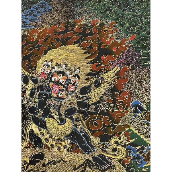 Vajrakilaya Masterpiece Thangka