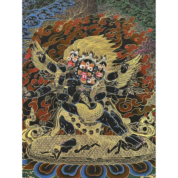 Vajrakilaya Masterpiece Thangka