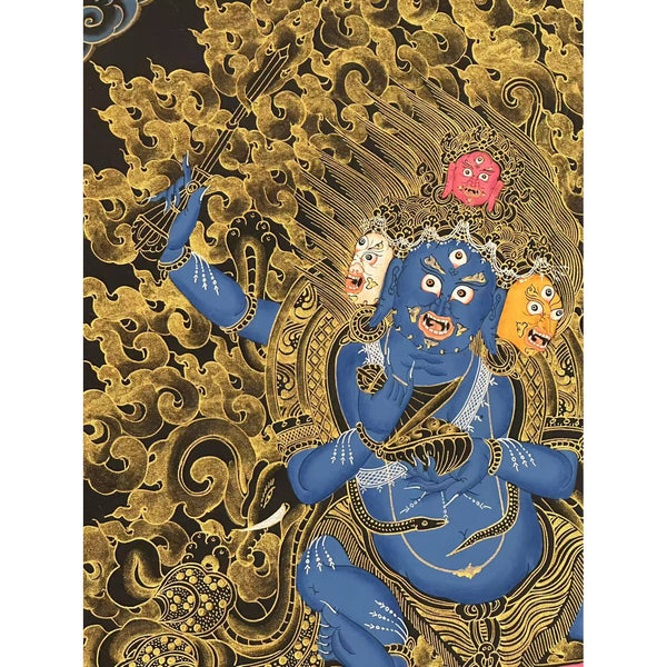 Four Arm Mahakala Thangka