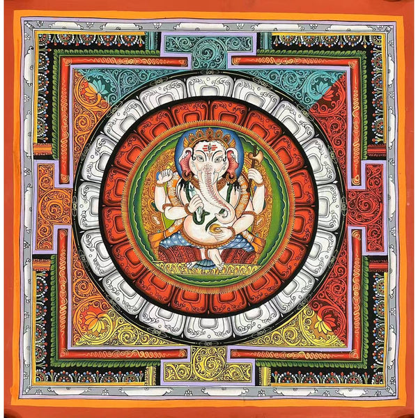 Ganesh Mandala Thangka