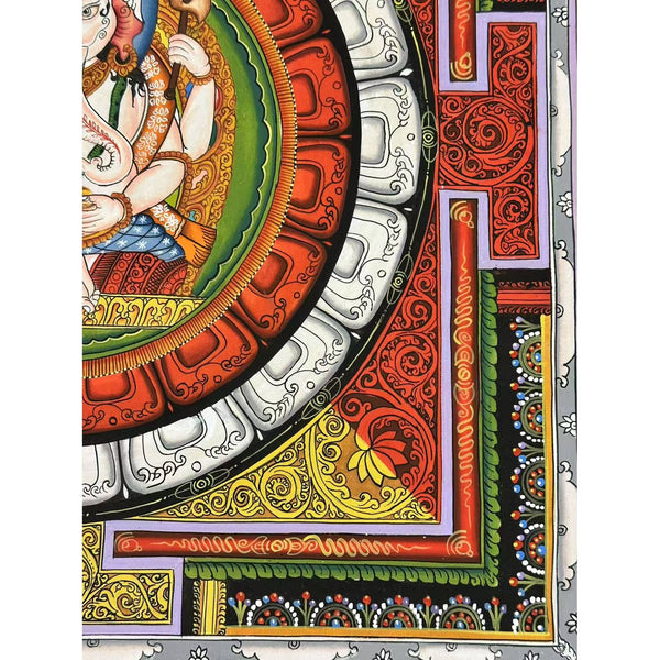 Ganesh Mandala Thangka