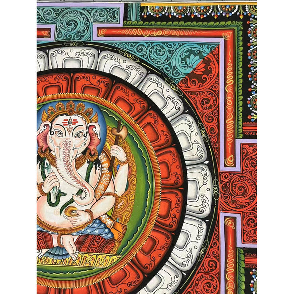 Ganesh Mandala Thangka
