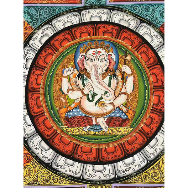 Ganesh Mandala Thangka
