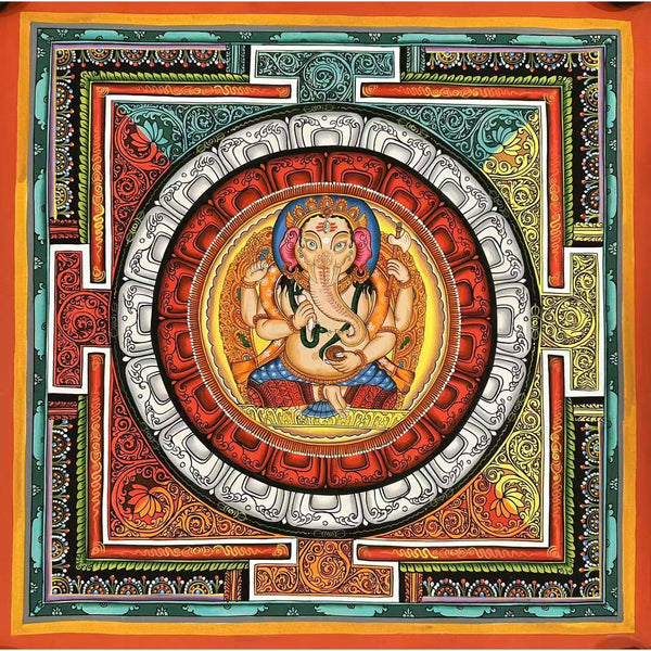 Ganesh Mandala Thangka