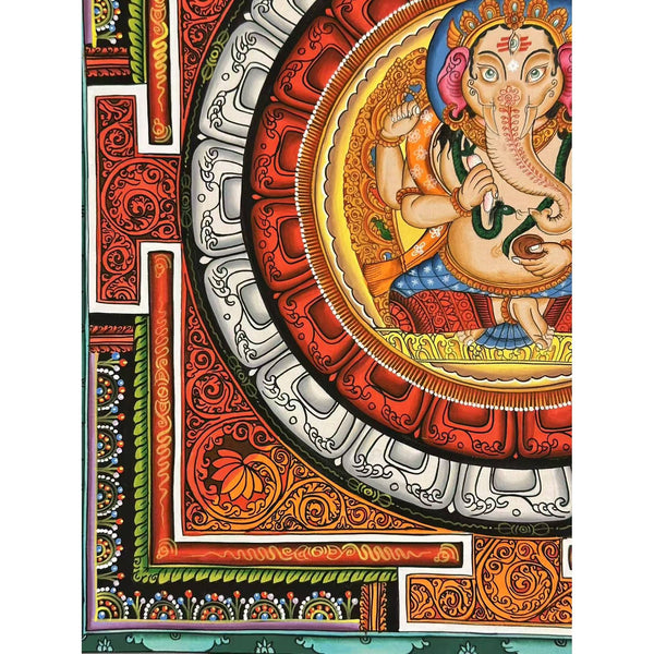 Ganesh Mandala Thangka