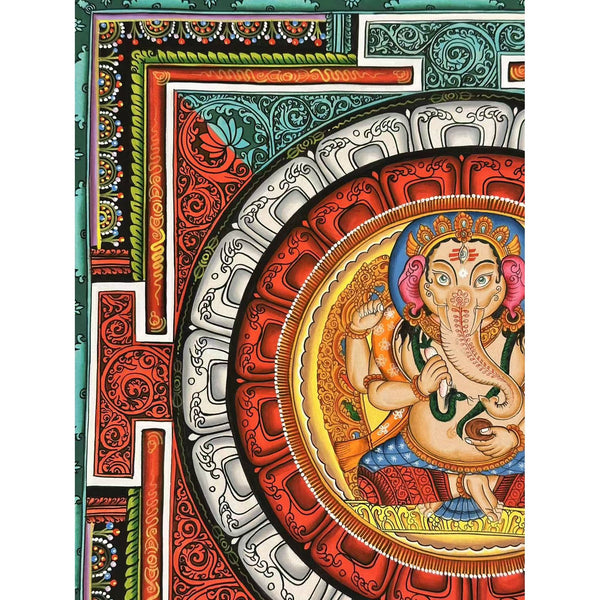 Ganesh Mandala Thangka