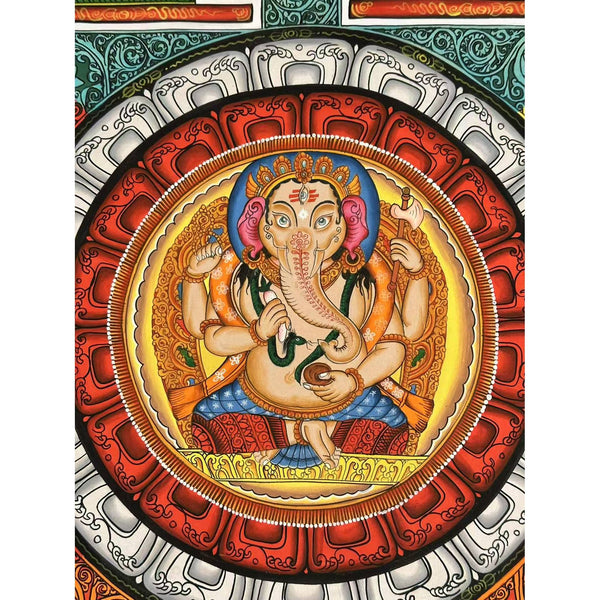 Ganesh Mandala Thangka