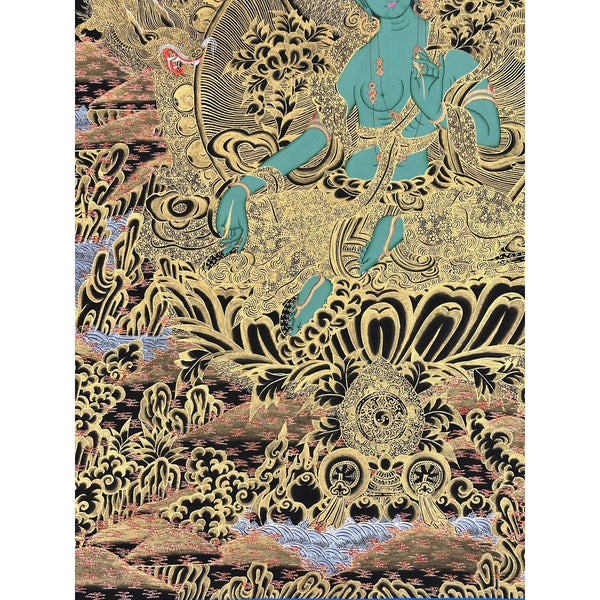Green Tara Thangka