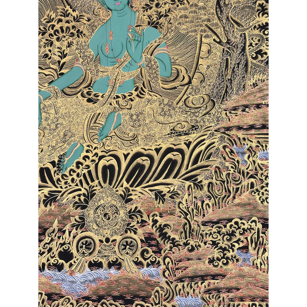 Green Tara Thangka