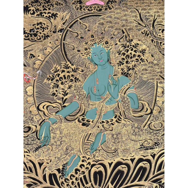 Green Tara Thangka