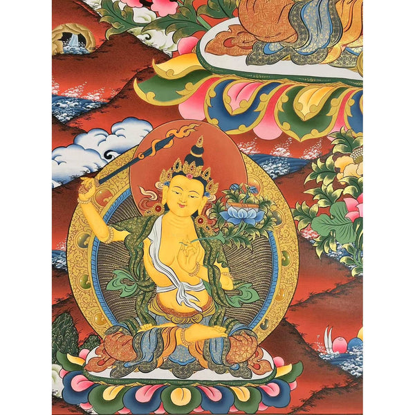 Chenrezig Masterpiece Large Thangka Painting