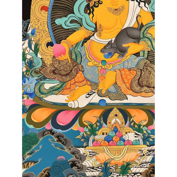 Jambhala Tibetan Thangka