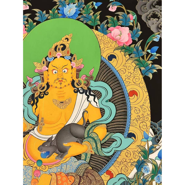 Jambhala Tibetan Thangka