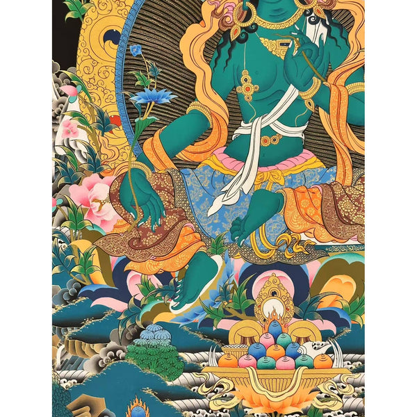 Green Tara Thangka