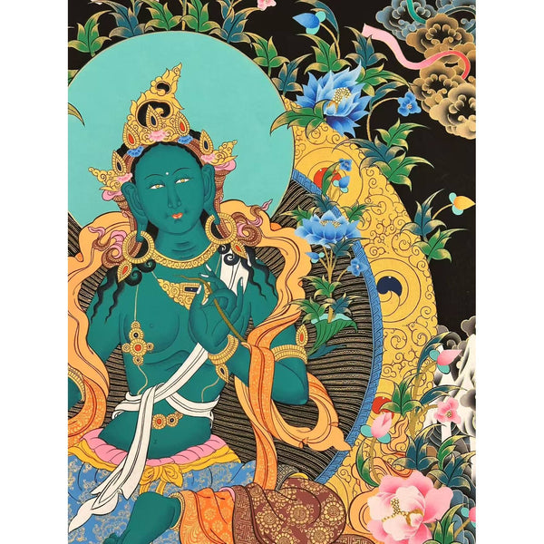 Green Tara Thangka