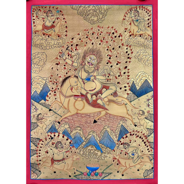 Palden Lhamo - The Protectress Of Tibet Thangka