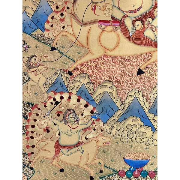 Palden Lhamo - The Protectress Of Tibet Thangka