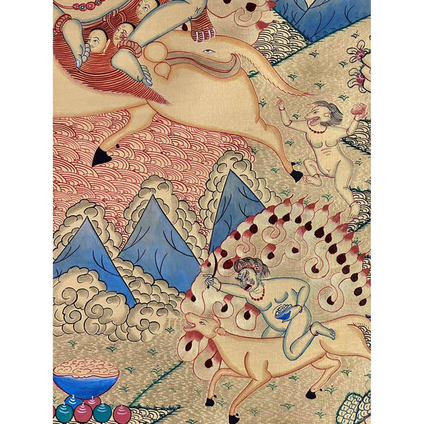 Palden Lhamo - The Protectress Of Tibet Thangka