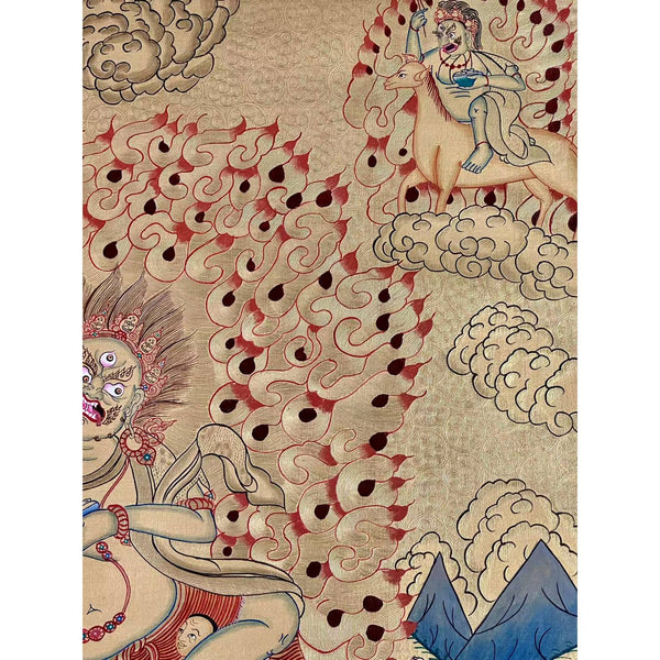 Palden Lhamo - The Protectress Of Tibet Thangka