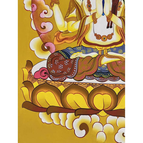 Chenrezig Masterpiece Thangka Painting