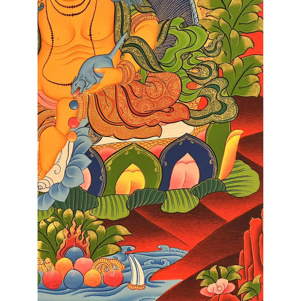Jambhala Tibetan Thangka