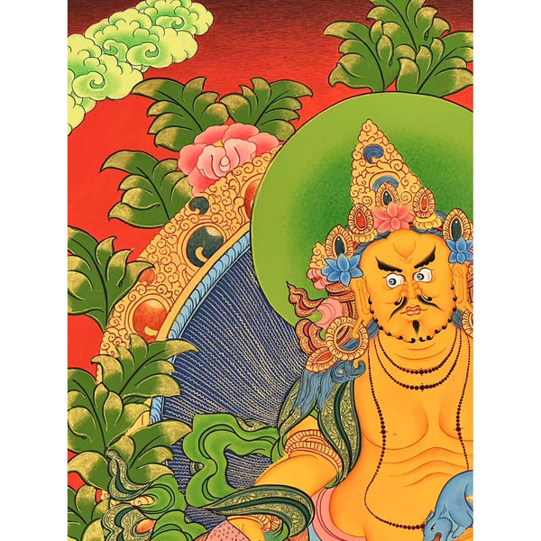 Jambhala Tibetan Thangka