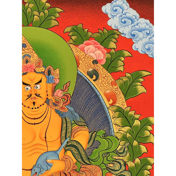 Jambhala Tibetan Thangka