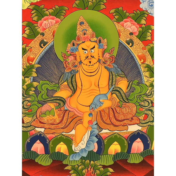 Jambhala Tibetan Thangka