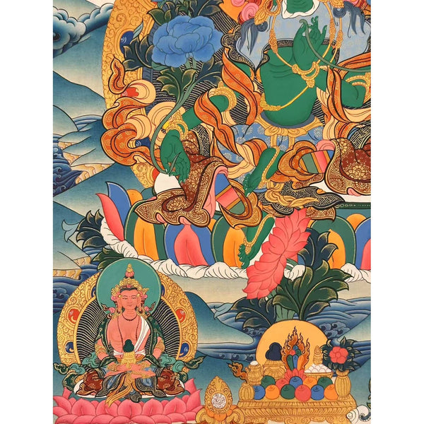 Green Tara Thangka