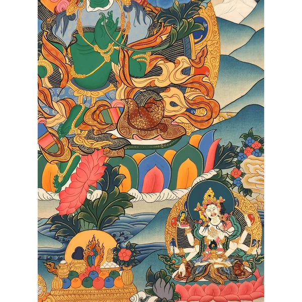 Green Tara Thangka