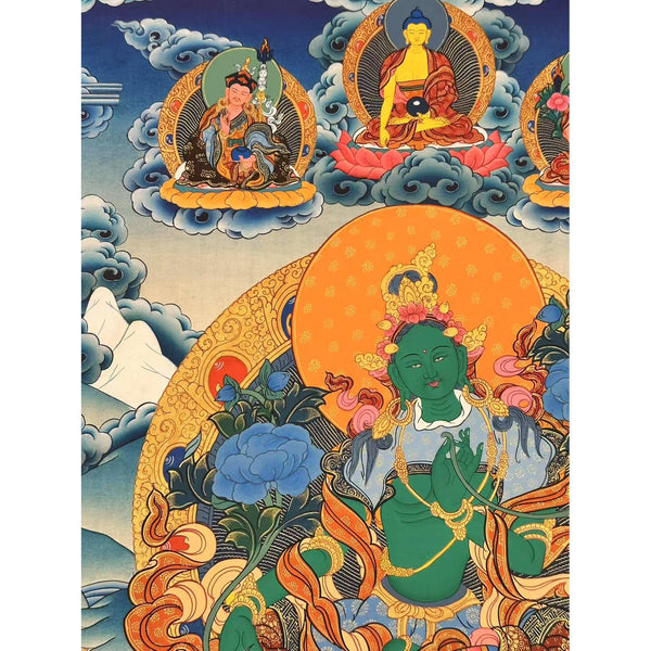 Green Tara Thangka