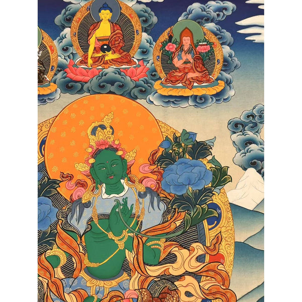 Green Tara Thangka