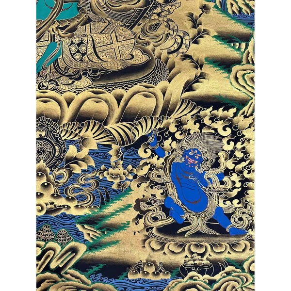 Green Tara Large Thangka