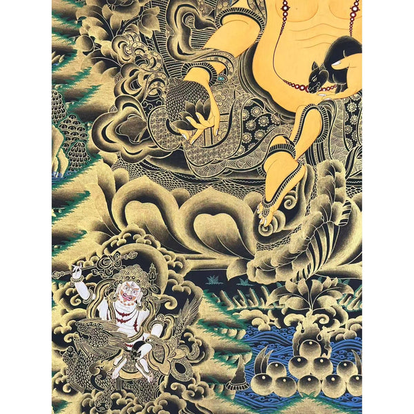 Pancha(Five) Jambhala Large Thangka