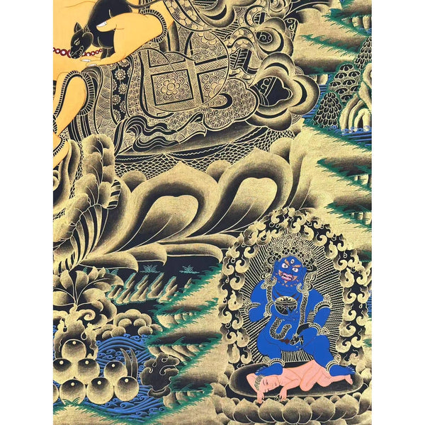Pancha(Five) Jambhala Large Thangka