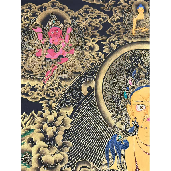Pancha(Five) Jambhala Large Thangka