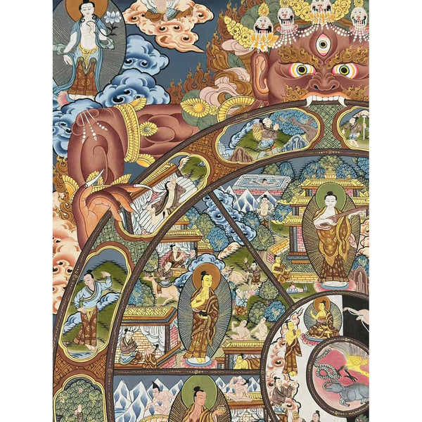 Wheel Of Life Masterpiece Thangka