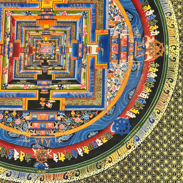 Kalachakra Mandala Tibetan Thangka Painting