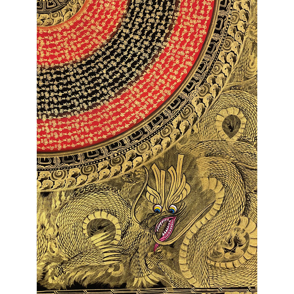 Om Mantra Mandala Large Thangka