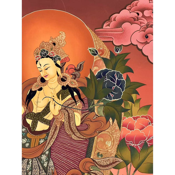 Standing White Tara Thangka