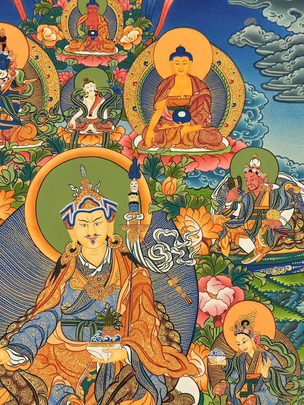 Guru Rinpoche Eight Manifestation of Padmasambhava Thangka