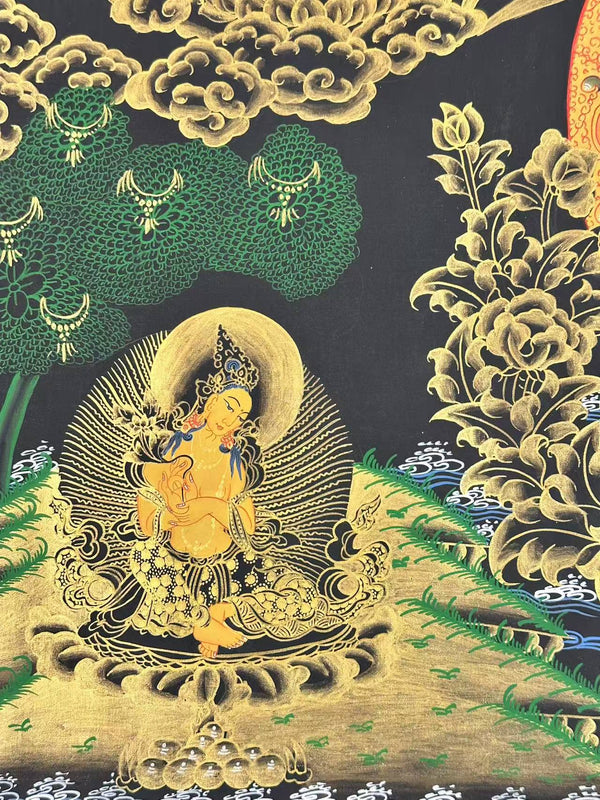 Vajrasattva Consort Thangka
