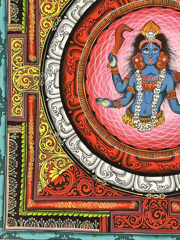 Kali Mandala Thangka